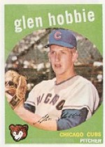 1959 Topps Baseball Cards      334     Glen Hobbie